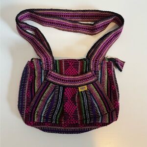 Pinzon Hand-Woven Artisan Shoulder Bag‎ - Bright Boho Textile